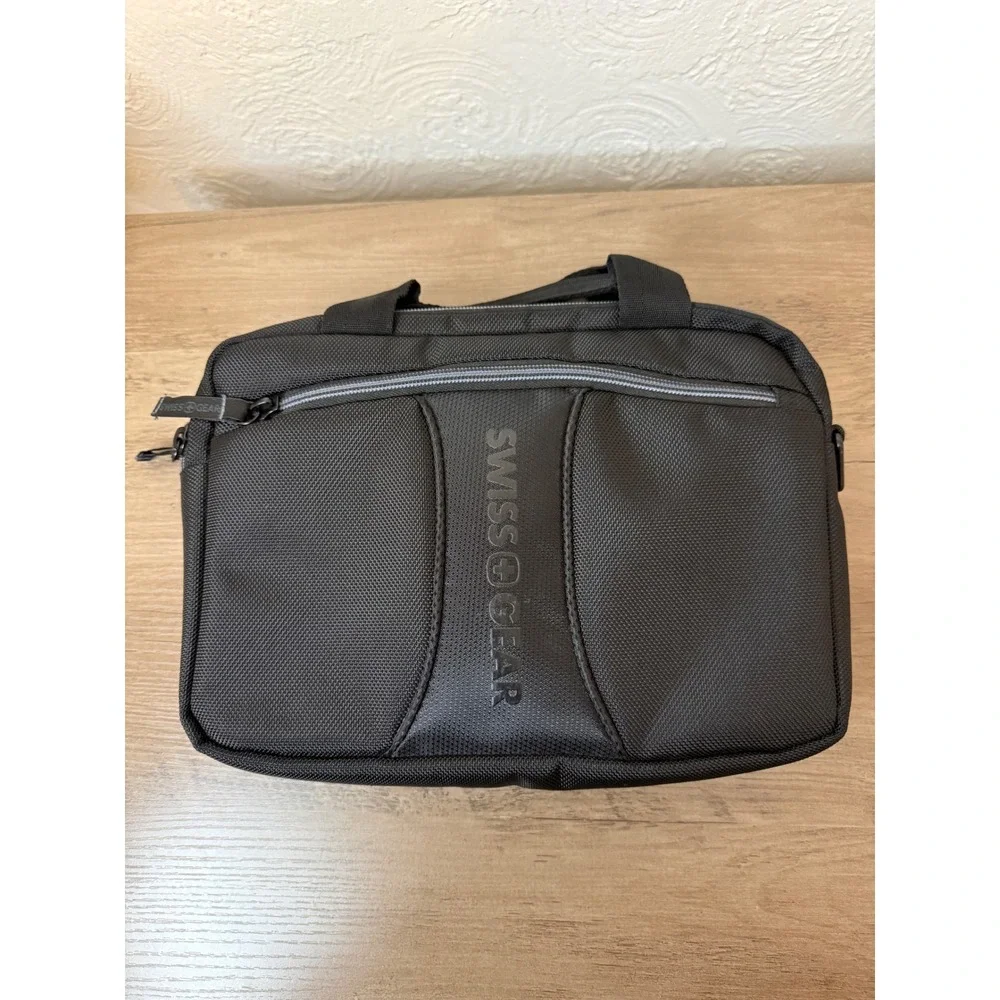 SwissGear Laptop Tablet Bag Unisex Small Black Excellent Professional Briefcase